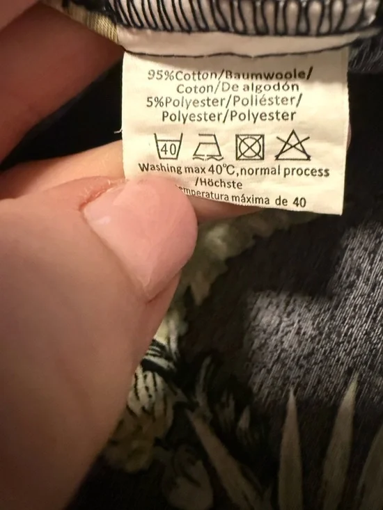 Ekouaer Tropical Pineapple House Dress Muumuu Snap Front Pockets Cotton Small - Picture 3 of 5